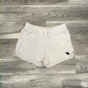 White summer shorts